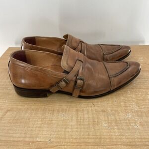 Ciro Lendini Monk Strap Brown Loafers Size EU 42 US Men's Size 9 Shoes